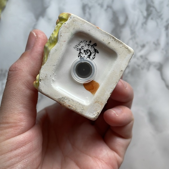 VTG Giftcraft Squirrels On Logs Salt & Pepper Shakers MCM Japan - Picture 11 of 11